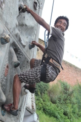 Narayan joining Climb For Kids Programme