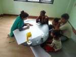 children and young people planning joining in a workshop